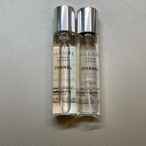 Chanel ALLURE HOMME SPORT EAU DE TOILETTE REFILLABLE TRAVEL SPRAY refill
